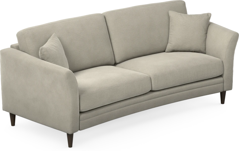 Eden - 2,5-sits soffa svängd - Brun