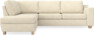 Friday - 2,5-sits soffa med divan vänster - Beige