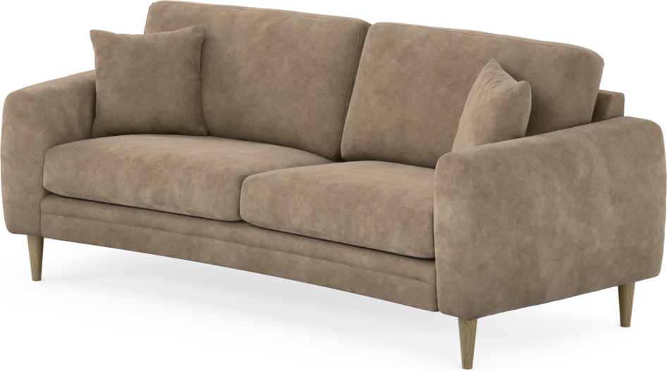 Eden - 2,5-sits soffa svängd - Beige