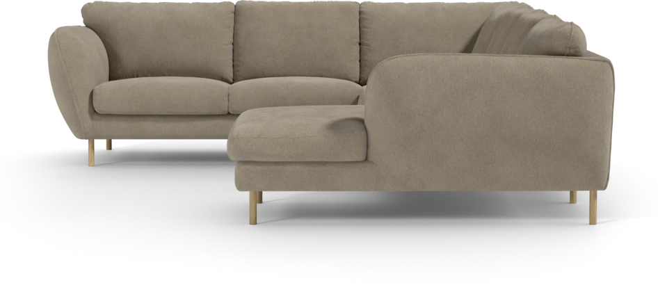 Madison Lux - Hörnsoffa med schäslong höger - Beige