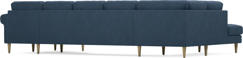 Eden - 3-sits soffa med divan vänster och schäslong höger - Blå
