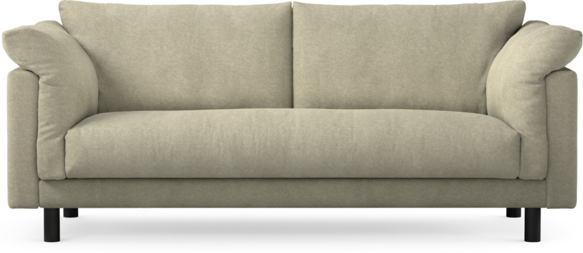 Cherrie - 2,5-sits soffa, hel dyna, fast klädsel - Beige