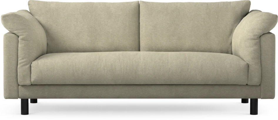 Cherrie - 2,5-sits soffa, hel dyna, fast klädsel - Beige
