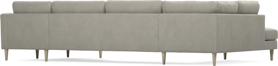 Bridge - 3-sits soffa med divan vänster och schäslong höger - Grå