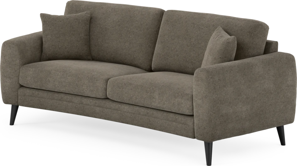 Eden - 2,5-sits soffa svängd - Brun