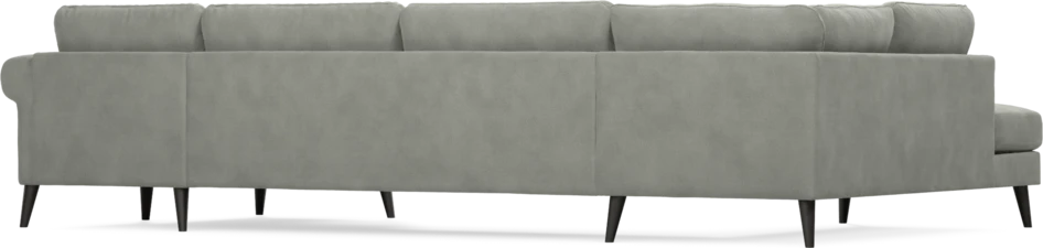 Bridge - 3-sits soffa med divan vänster och schäslong höger - Grå