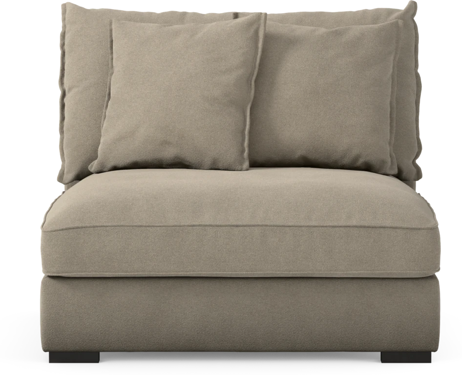 Rossi - 1,5-sits utan armstöd - Beige