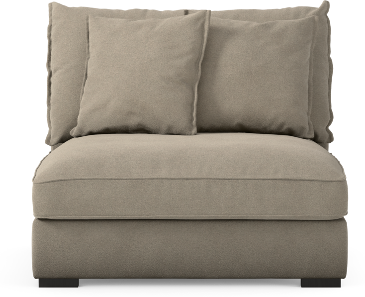 Rossi - 1,5-sits utan armstöd - Beige