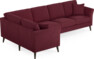 Eden - Hörnsoffa, 1+3-sits - Röd