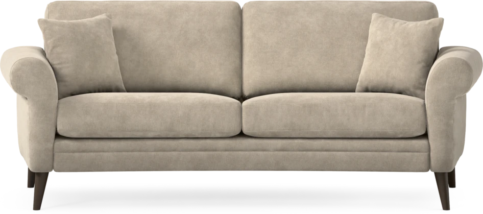 Eden - 2,5-sits soffa svängd - Beige
