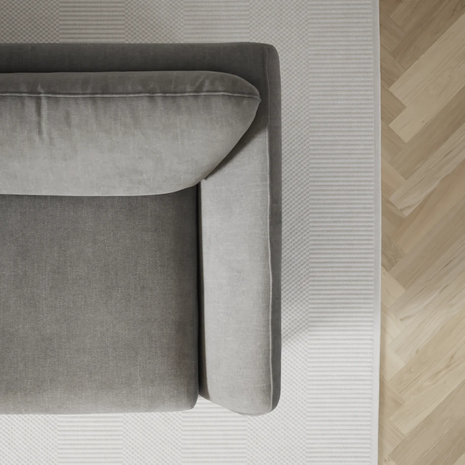 Madison Lux - Hörnsoffa 2+3-sits, hörn 1 - Grå