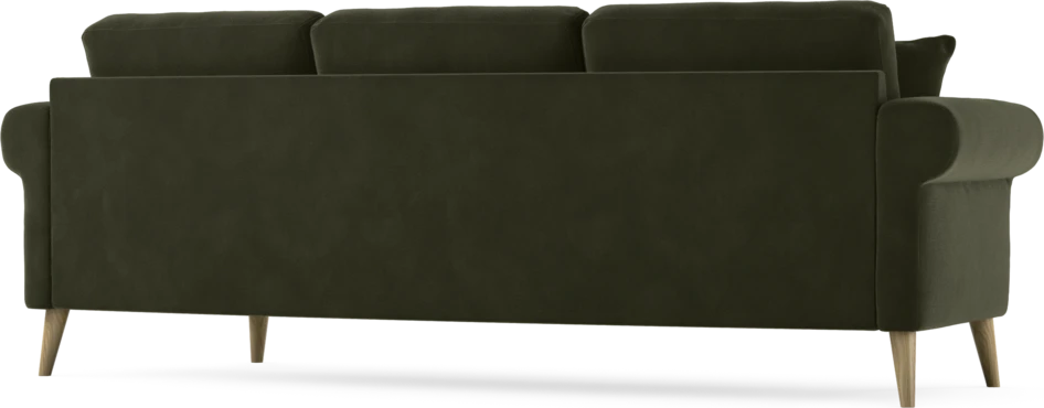 Eden - 3-sits soffa svängd - Grön
