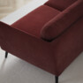 Madison Lux - 2-sits soffa med schäslong vänster - Rosa