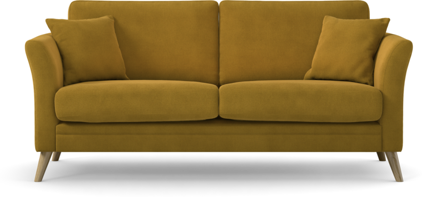 Eden - 2,5-sits soffa - Gul