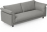 Cherrie - 3-sits soffa, hel dyna, fast klädsel - Grå