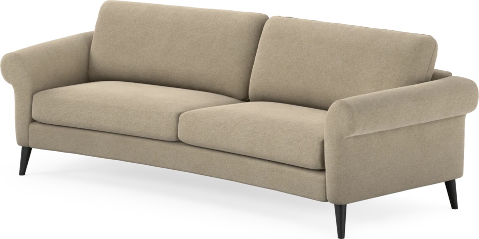 Bridge - 3-sits soffa svängd - Beige