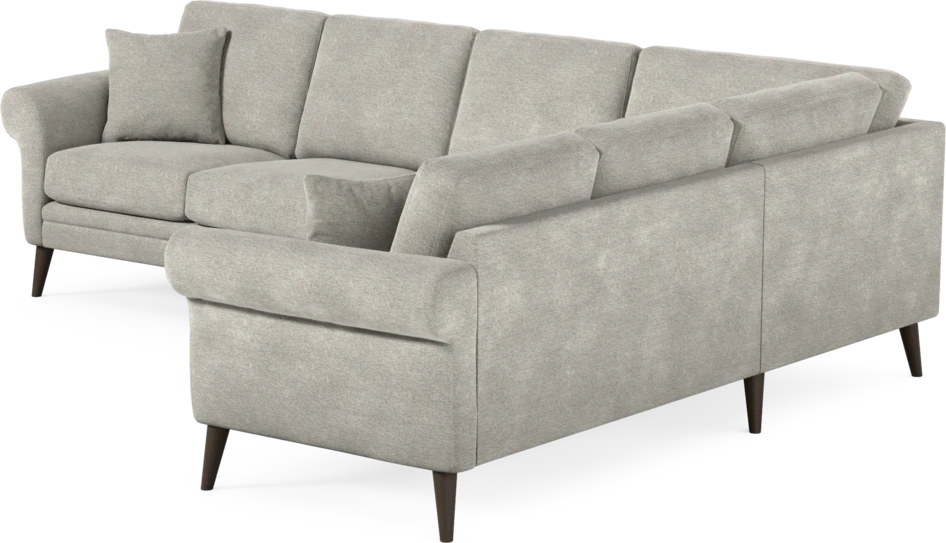 Eden - Hörnsoffa, 3+2-sits - Grå