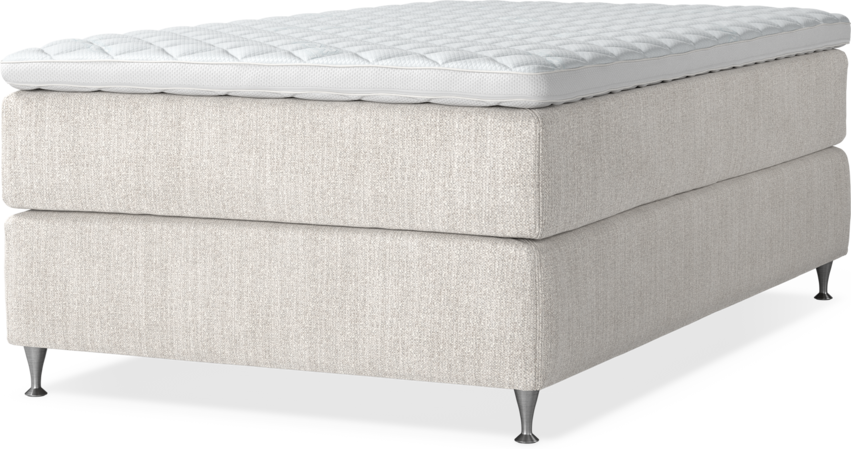 Delux Dream - Kontinentalsäng, enkelsäng 120 cm med bäddmadrass och sängben