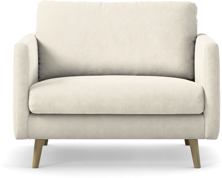 Madison - Fåtölj, 90 cm - Vit