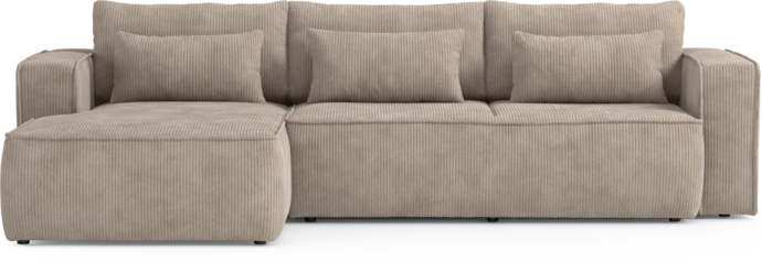 Ide, Bäddsoffa 3-sits med schäslong vänster