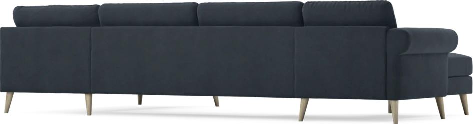 Bridge - 3-sits soffa med schäslong vänster och divan höger - Blå