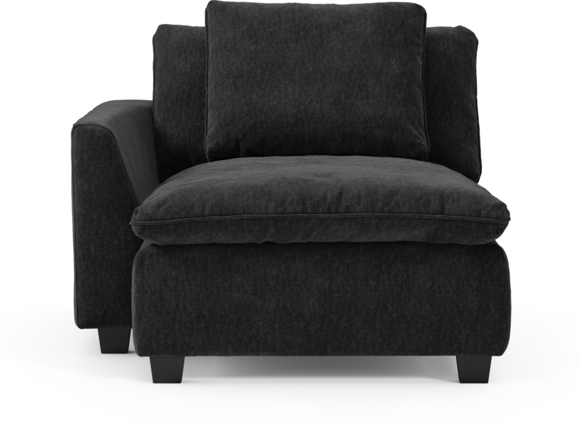 Bellora - Schäslong med armstöd vänster - Blå