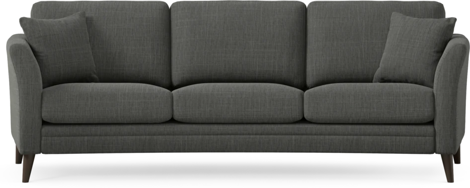 Eden - 3-sits soffa svängd - Grå