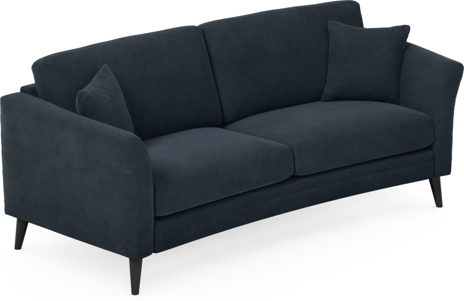 Eden - 2,5-sits soffa svängd - Blå