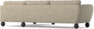 Madison Lux - 3-sits soffa med divan höger - Beige