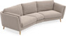 Madison - 3-sits soffa svängd, 90 cm - Beige