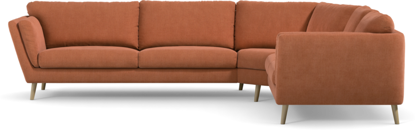 Madison Lux - Hörnsoffa 3+2-sits, hörn 2 - Orange