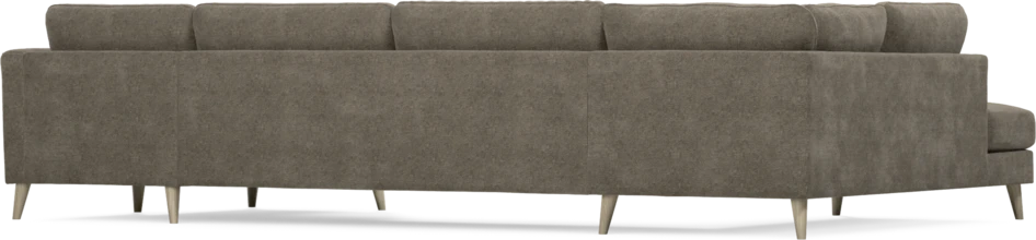 Bridge - 3-sits soffa med divan vänster och schäslong höger - Brun