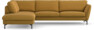 Madison - 3-sits soffa med divan vänster - Gul