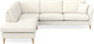 Eden - 2,5-sits soffa med divan - Vit