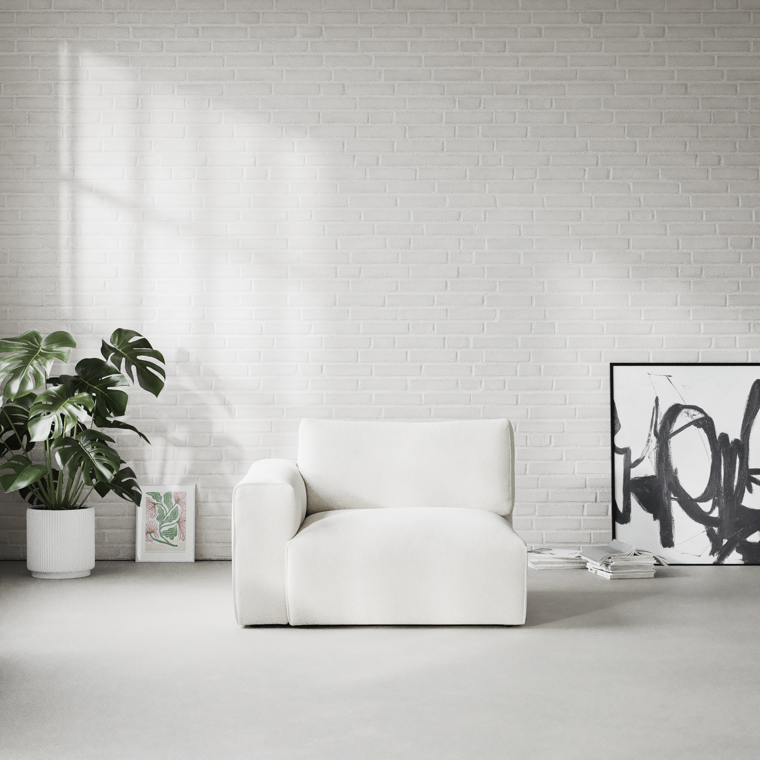 Free, 1,5-sits med armstöd vänster