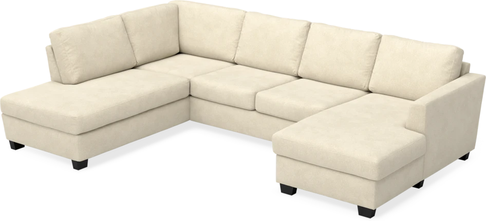 Friday - 3-sits soffa med divan vänster och schäslong höger - Beige