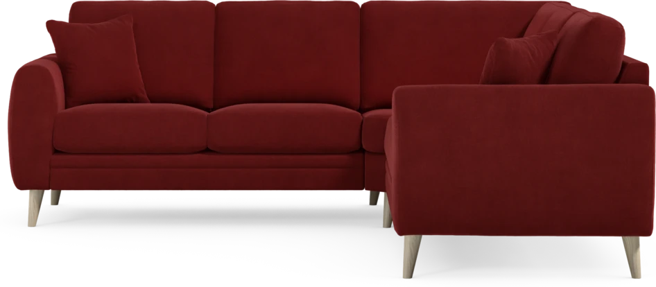 Eden - Hörnsoffa, 2+2-sits - Röd