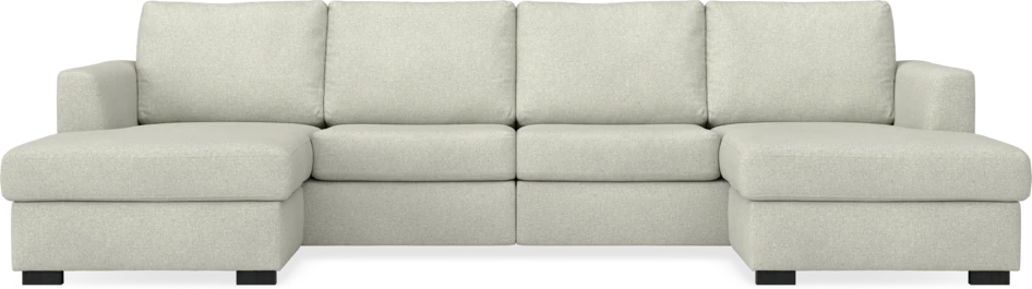 Friday - 2-sits soffa med två schäslonger - Beige