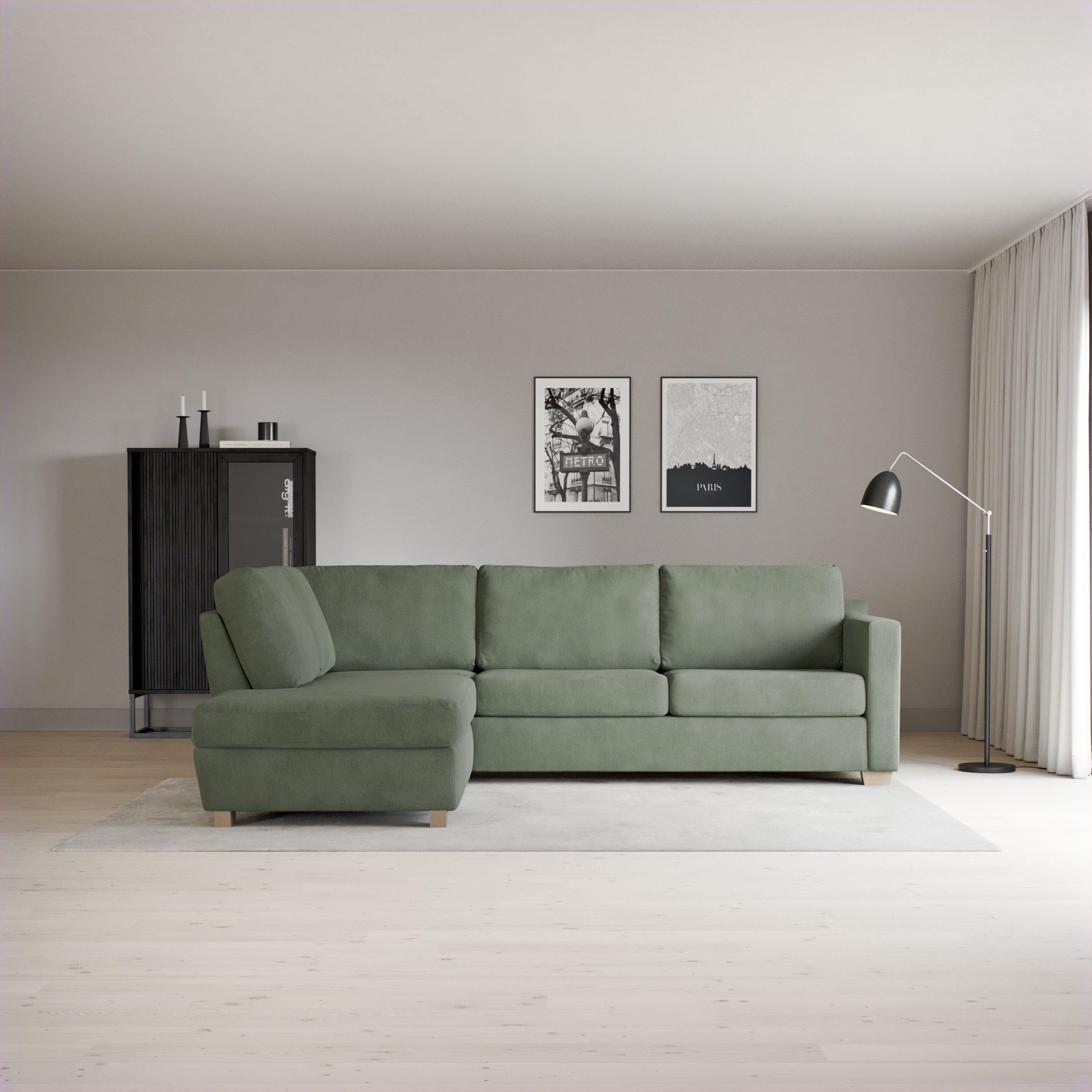 Friday - 2,5-sits soffa med divan vänster - inspiration
