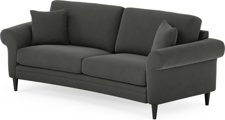 Eden - 2,5-sits soffa svängd - Grå