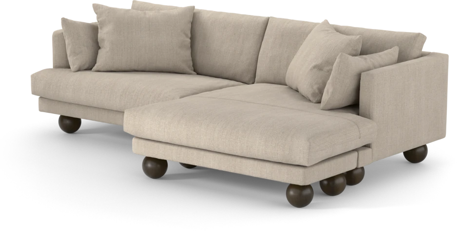 Harper - 4-sits med schäslong XL höger - Beige