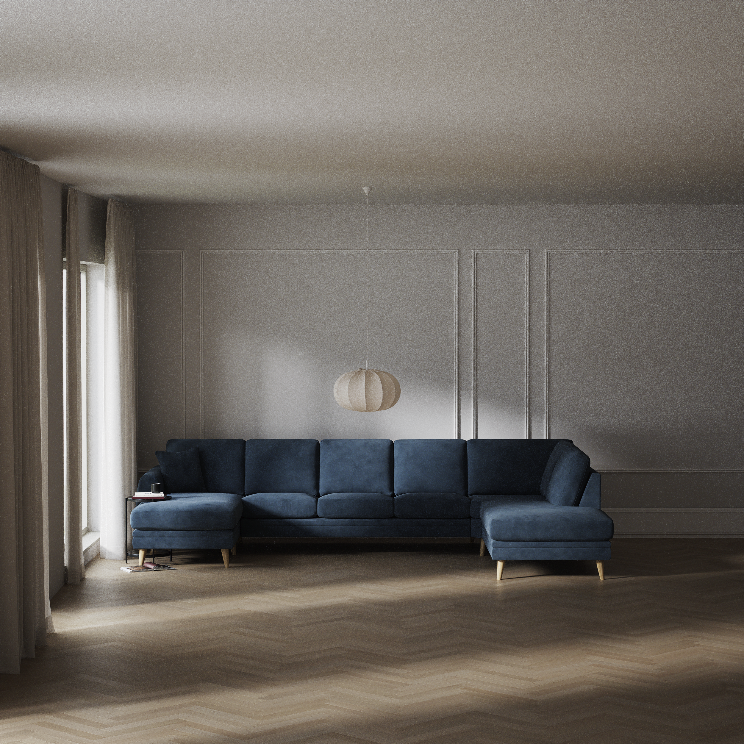 Eden - 3-sits soffa med schäslong vänster och divan höger - inspiration
