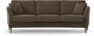 Eden - 3-sits soffa svängd - Brun