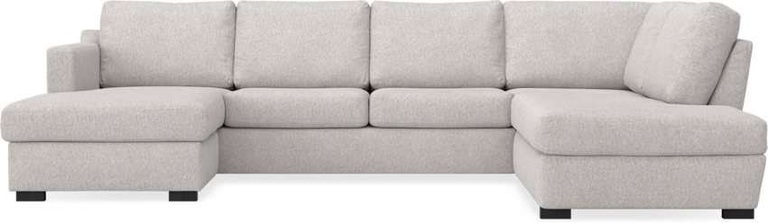 Friday - 3-sits soffa med schäslong vänster och divan höger - Grå
