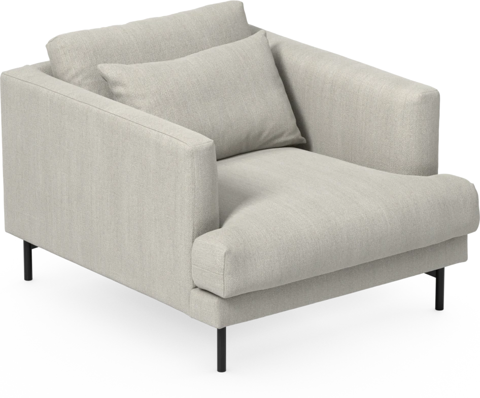 Harper - Fåtölj, 75 cm - Beige