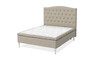 Sense Delux - Ramsäng, dubbelsäng med bäddmadrass Sleep Delux - Beige