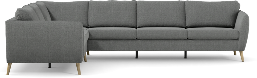 County - Hörnsoffa, 2+3-sits - Grå