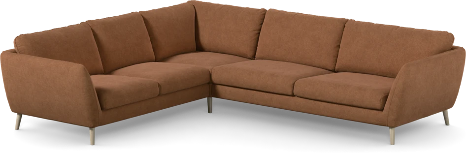 Madison Lux - Hörnsoffa 2+3-sits, hörn 1 - Orange