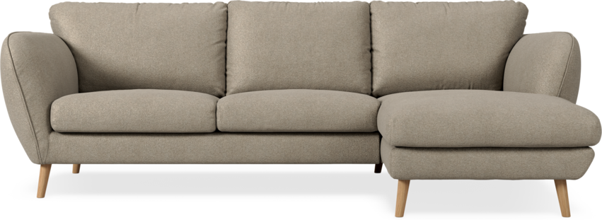 Madison - 2-sits soffa med schäslong höger - Beige