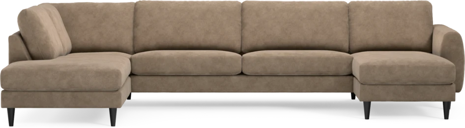 Bridge - 3-sits soffa med divan vänster och schäslong höger - Beige